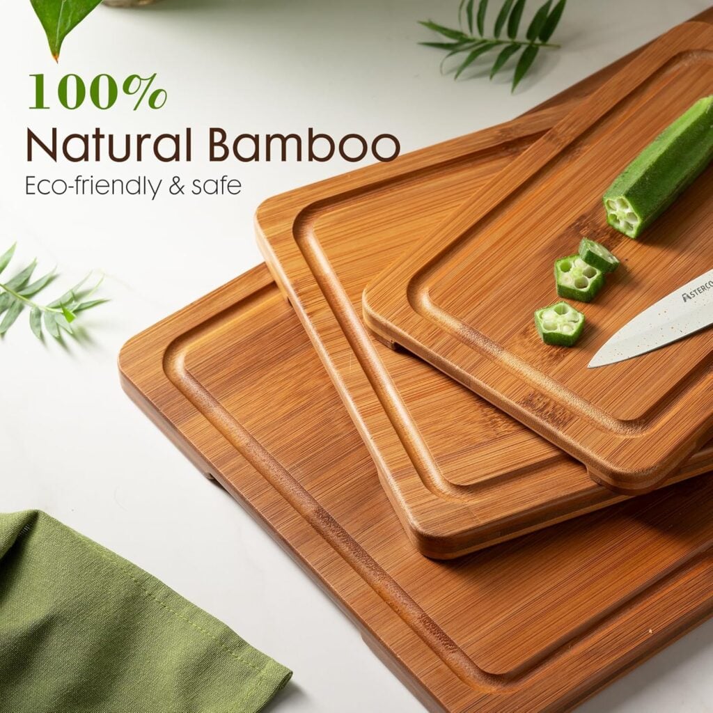 Bamboo Cutting Board Deal features