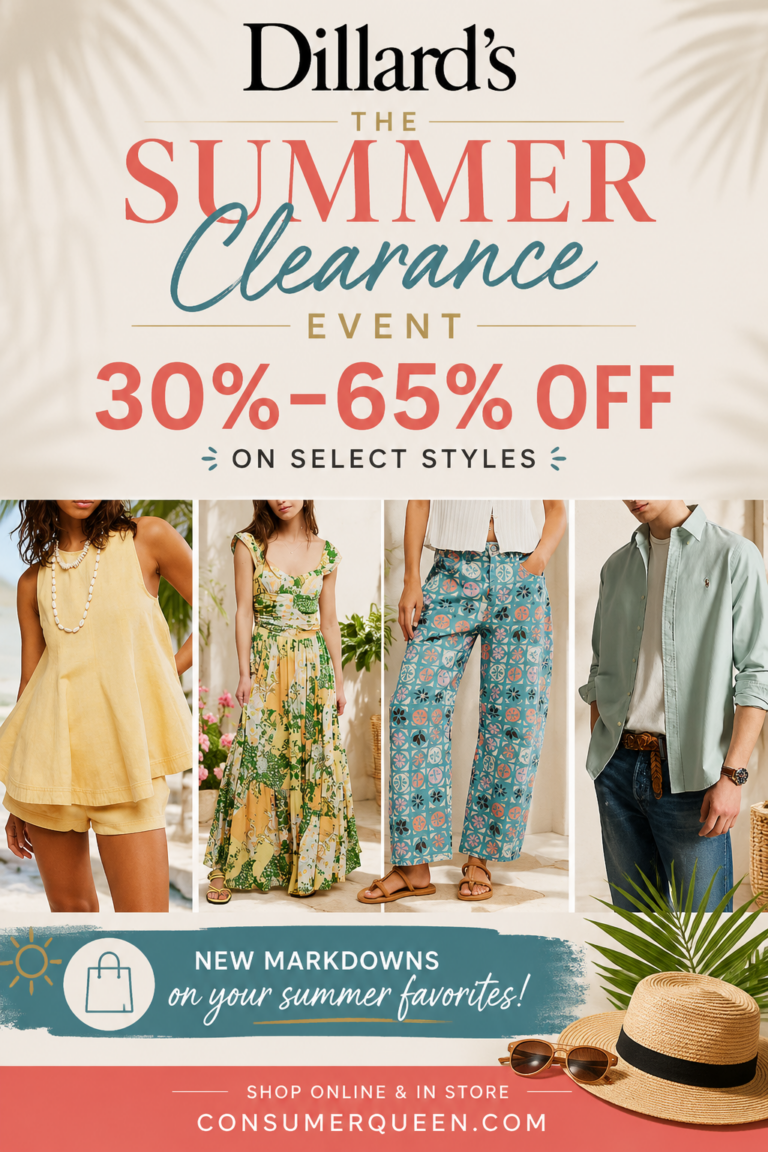 Dillard's Summer Clearance
