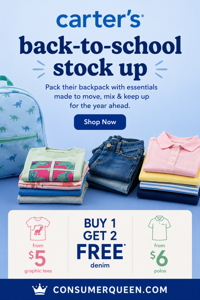 Carter's Back to School Sale