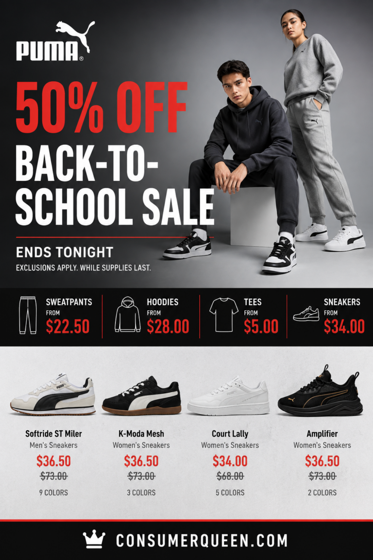PUMA Back-to-School Sale