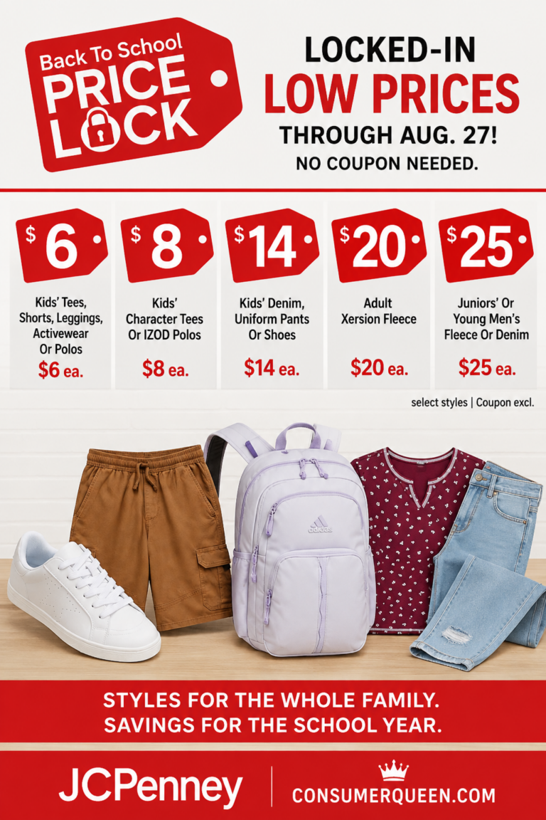 JCPenney Price Lock