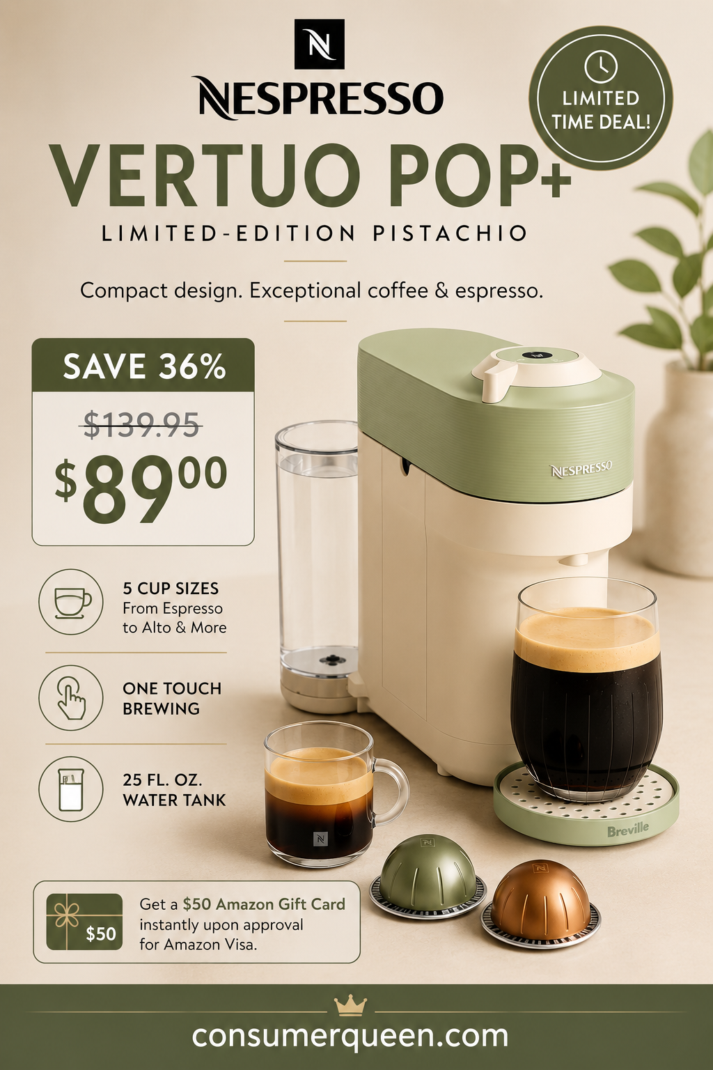 Nespresso Vertuo Pop+