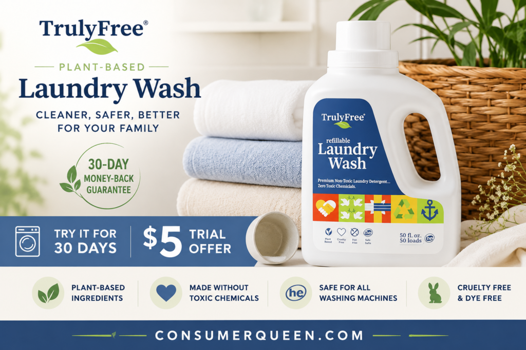 Truly Free Detergent Trial flyer