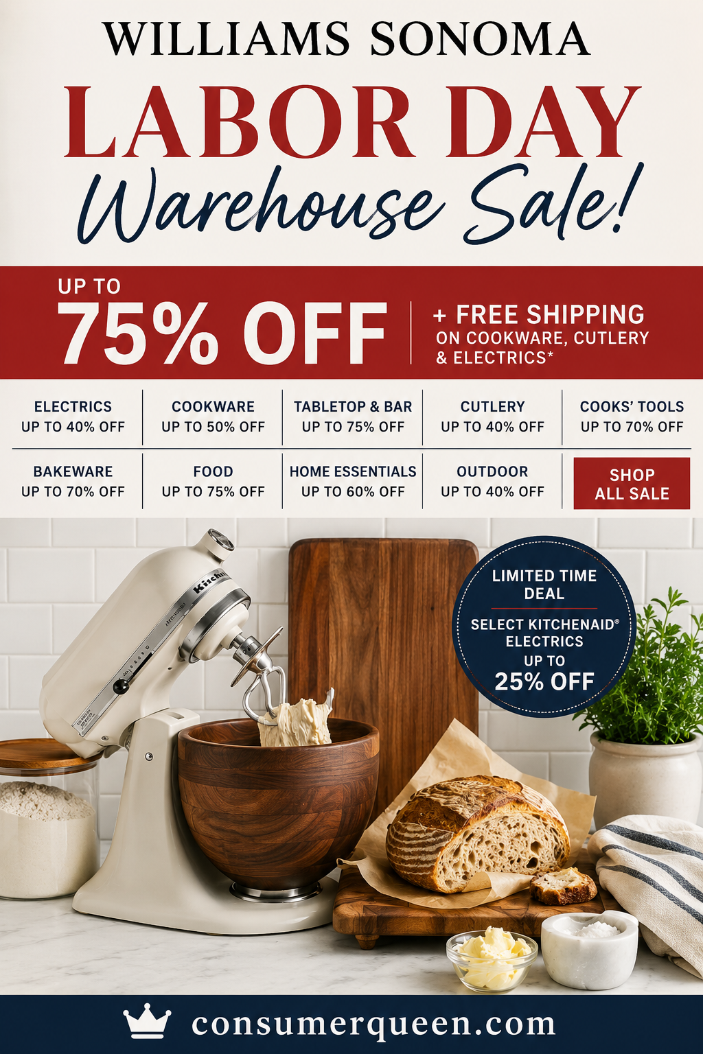Williams Sonoma Labor Day