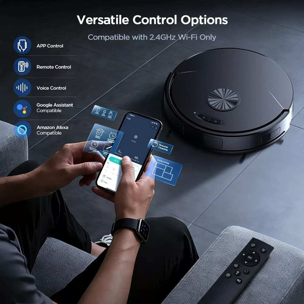 robot vacuum and mop features