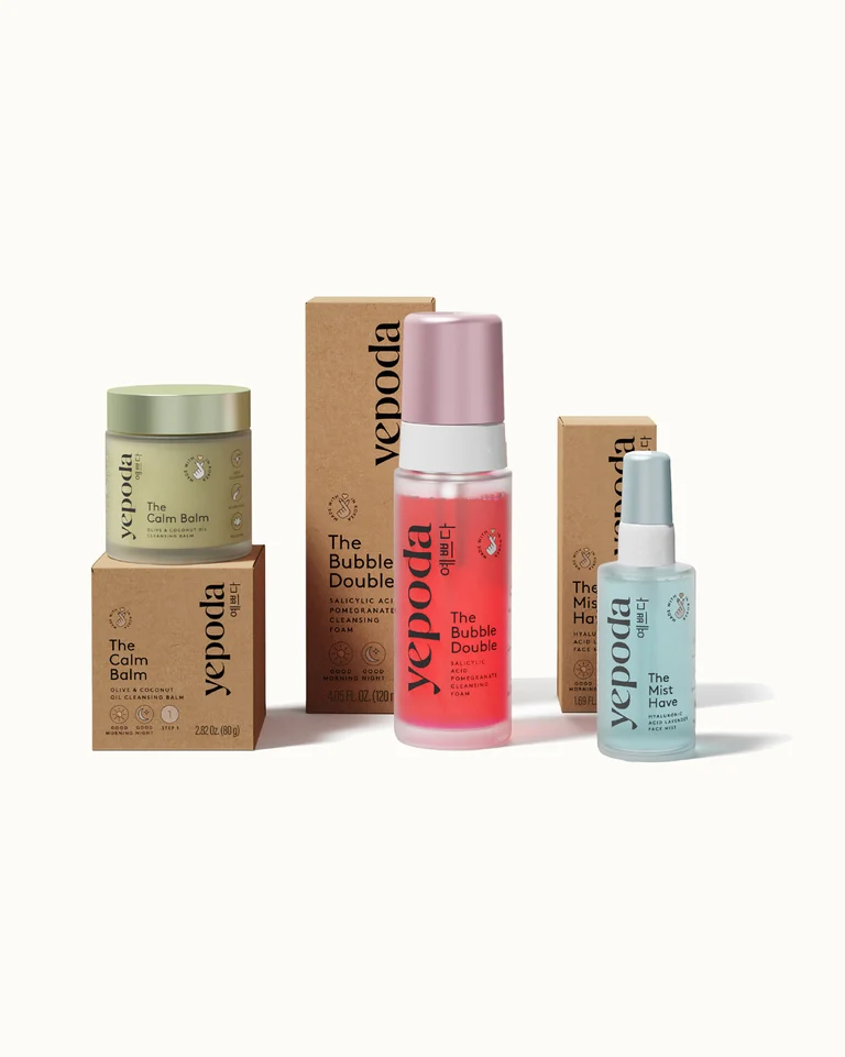 Yepoda-The Daily Essentials Set: The Calm Balm, The Bubble Double, The Mist Have
