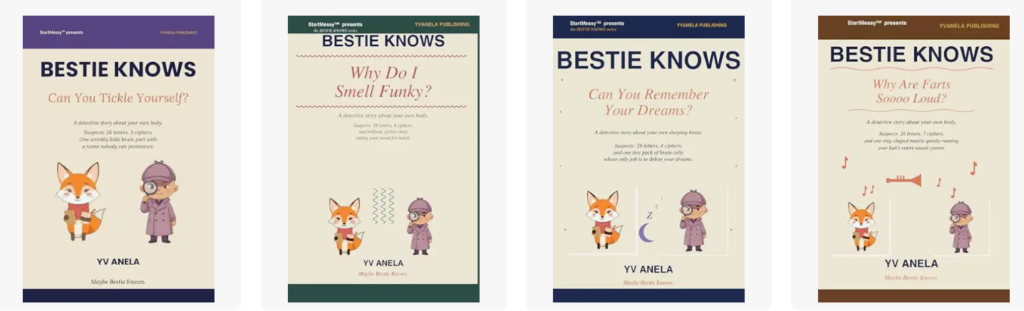 Bestie Knows — STEM detective cipher books for kids 9–13
