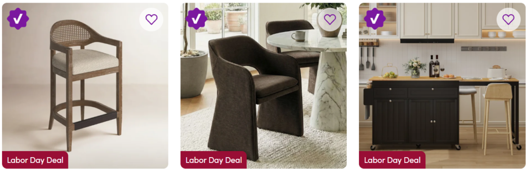 Wayfair Labor Day Clearance dining