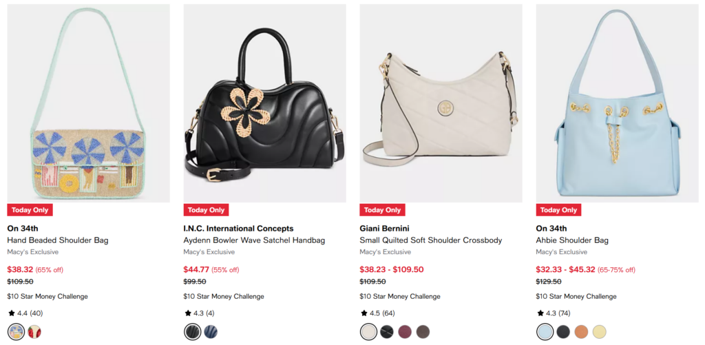 Macy’s Flash Sale handbags