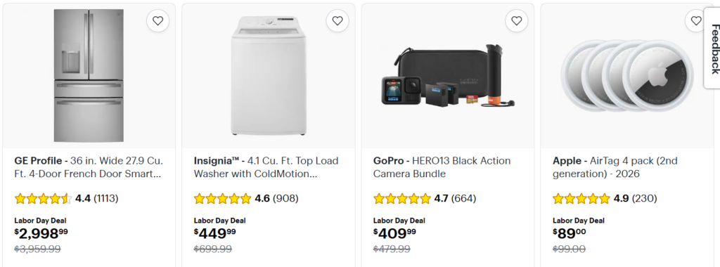 Best Buy Labor Day Sale items