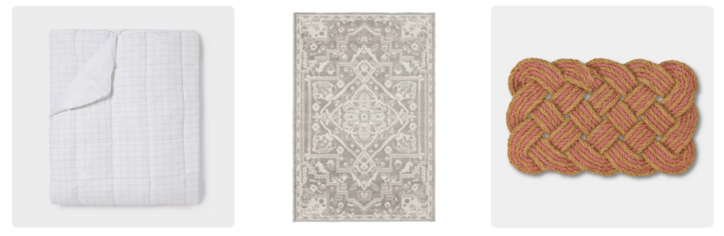 Target Bedding sale items