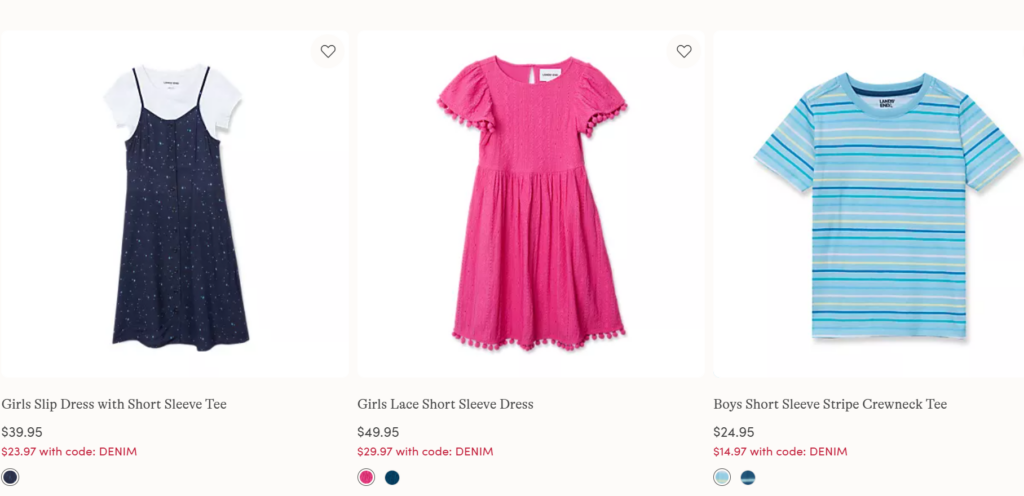 Lands’ End Sale kids clothes
