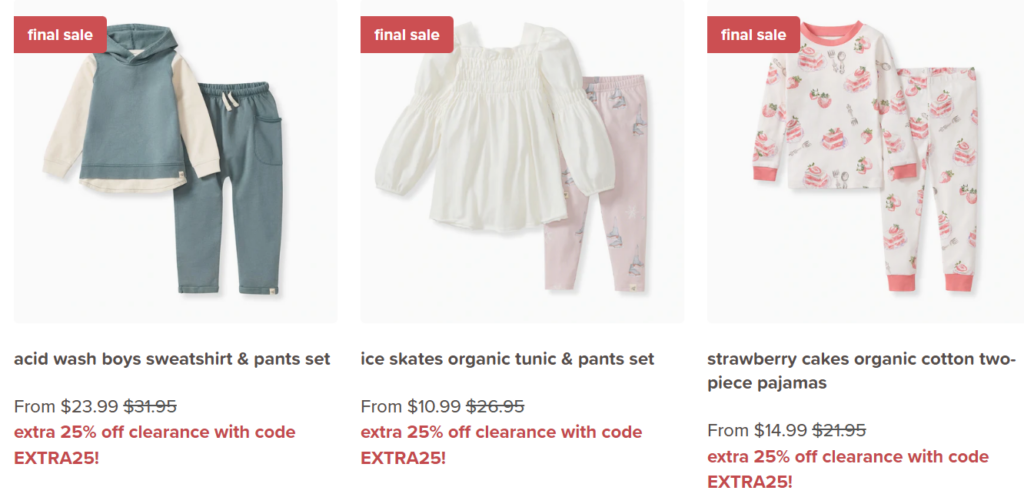 Burt’s Bees Baby Sale items