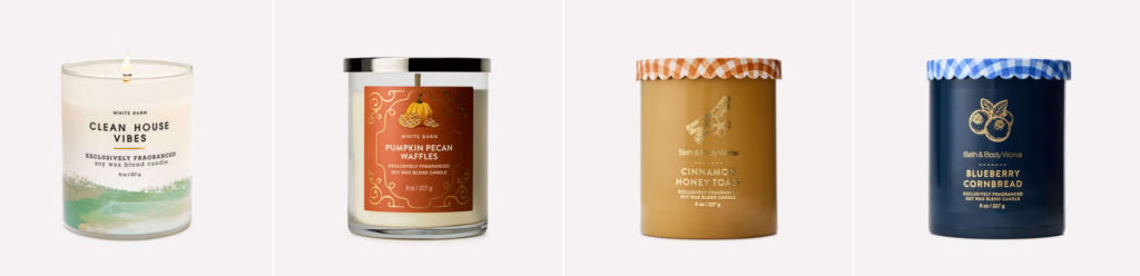 Bath & Body Works Candles items