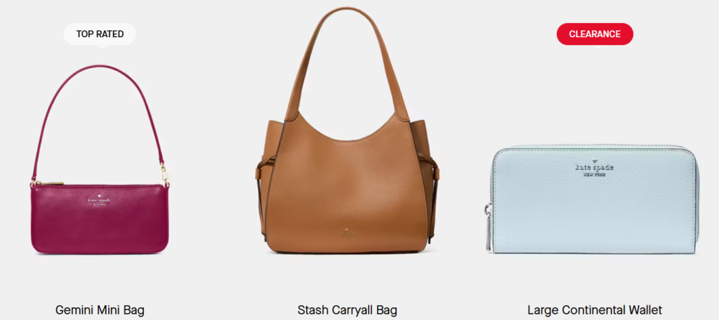 Kate Spade 25% Off bags