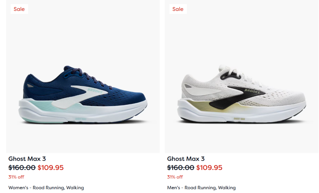 Brooks End of Summer Sale shoes