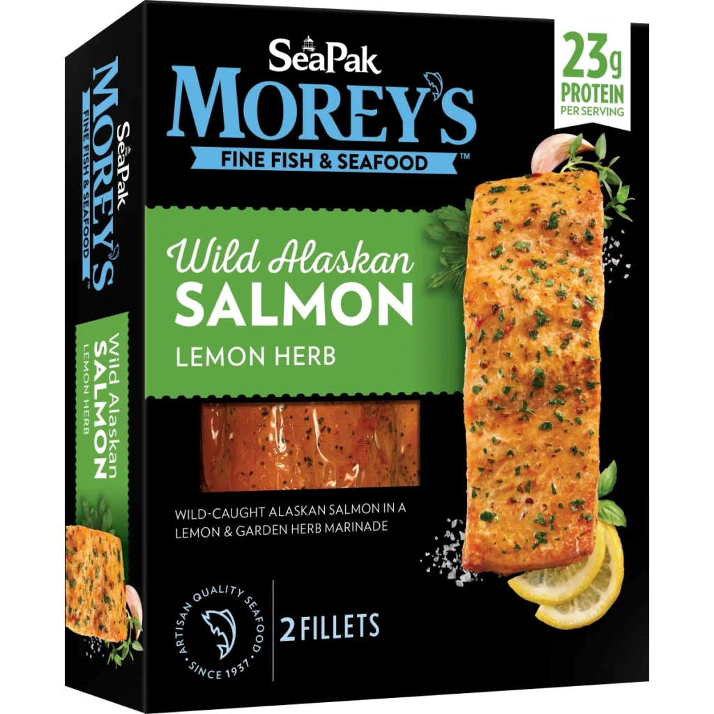 Morey's Wild Alaskan Salmon Lemon Herb