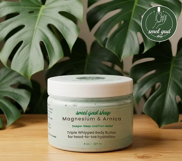 The Smel Gud Organic Magnesium & Arnica Body Butter