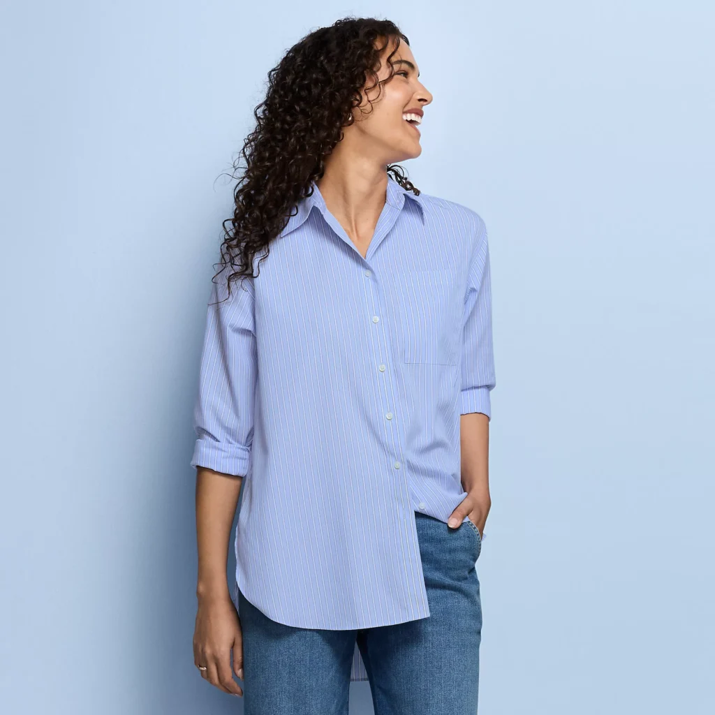 Lands’ End Women’s Oversized No-Iron Tunic