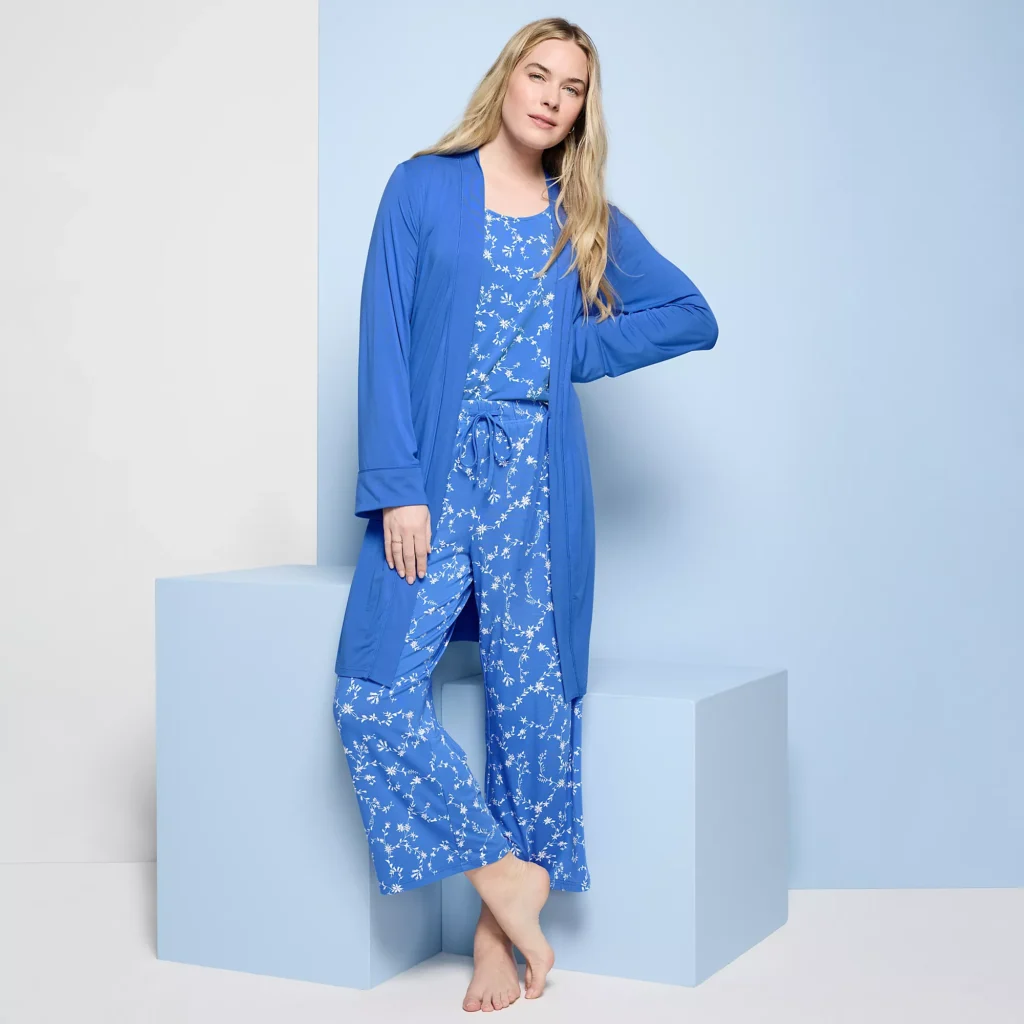 Lands’ End Cooling 3-Piece Pajama Set