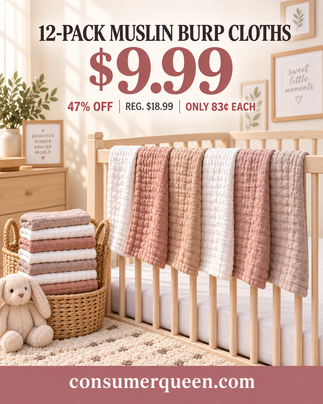 Muslin Burp Cloth Deal