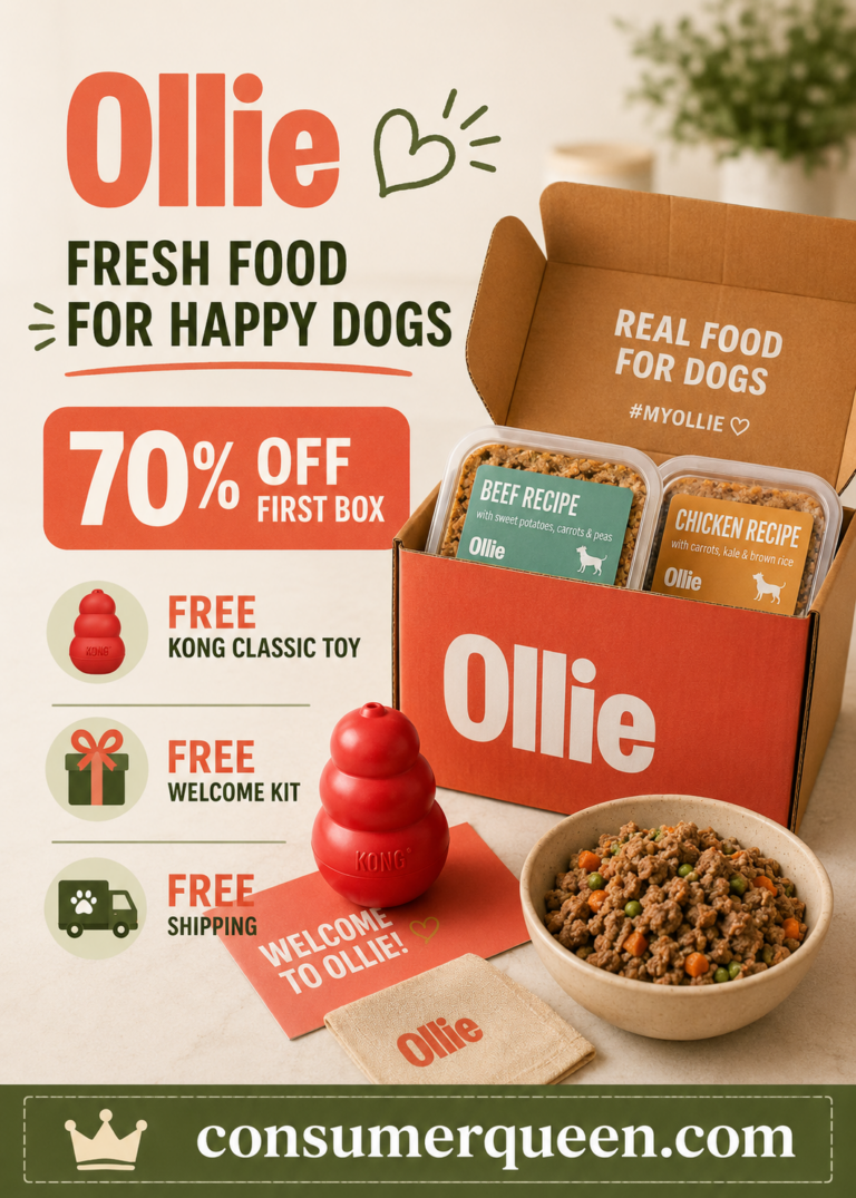 Ollie Dog Food Promo