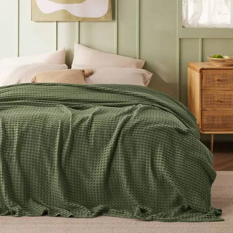 Bedsure Cooling Waffle Blanket