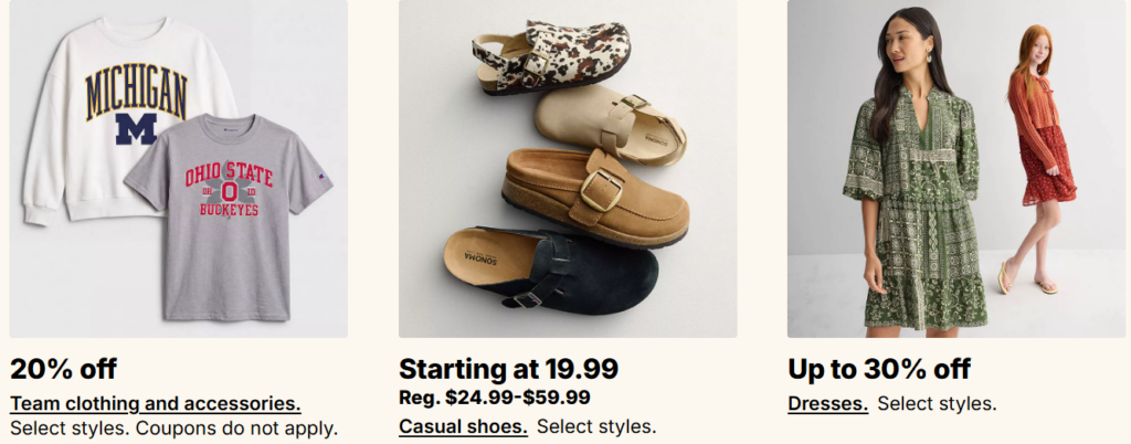 Kohl’s Labor Day Sale items
