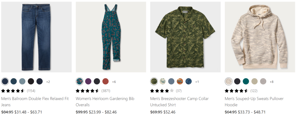 Duluth Labor Day Sale clothing