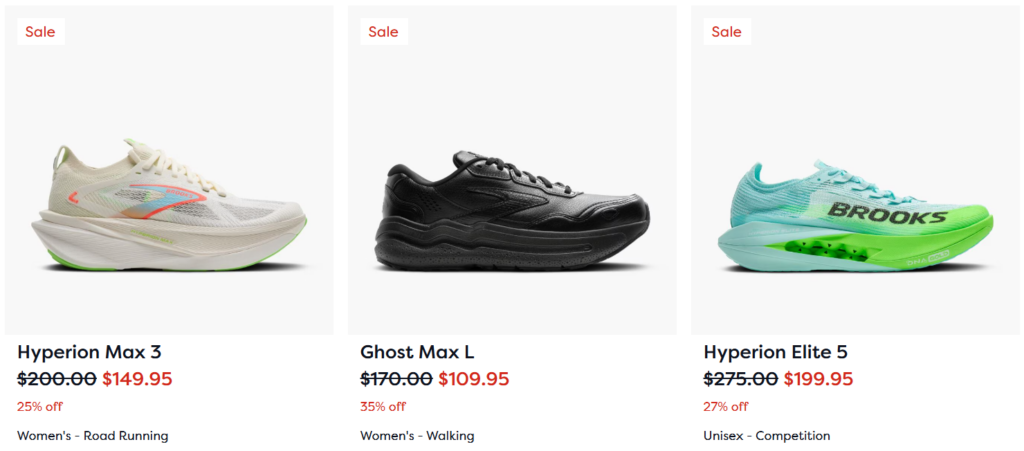 Brooks Summer Sale running shoes