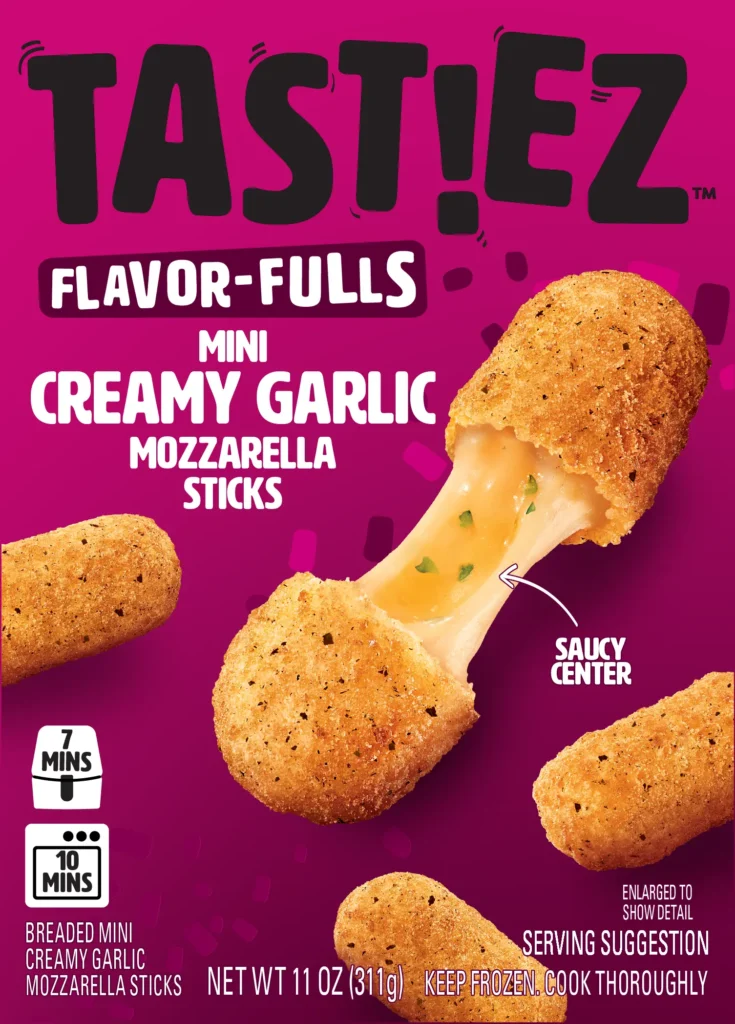 TAST!EZ Flavor-Fulls Mini Creamy Garlic Mozzarella Sticks