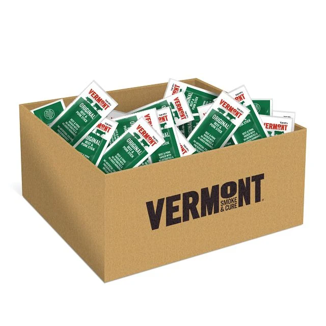 Vermont Smoke & Cure – Original Cracked Pepper Beef & Pork Mini Meat Sticks