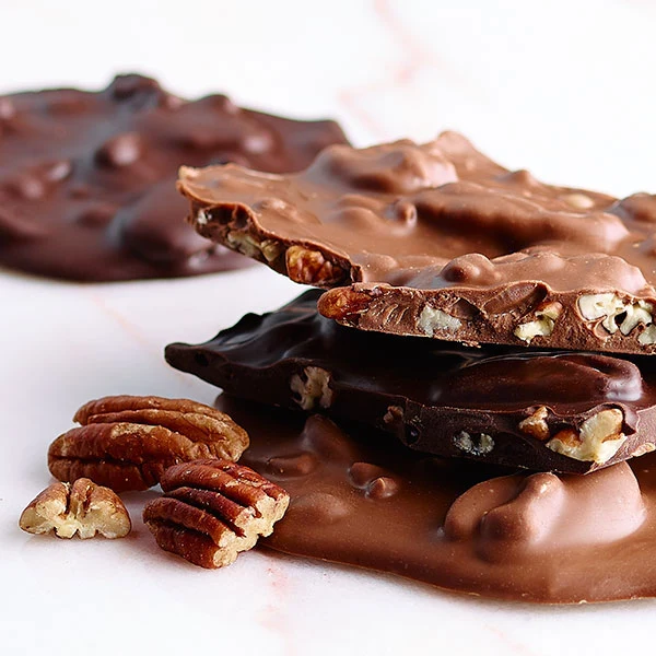 Bissinger's Handcrafted Chocolate- Pecan Bark - 1 Lb