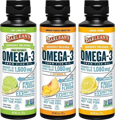 Barlean’s- Seriously Delicious Omega-3 Fish Oil Multipack