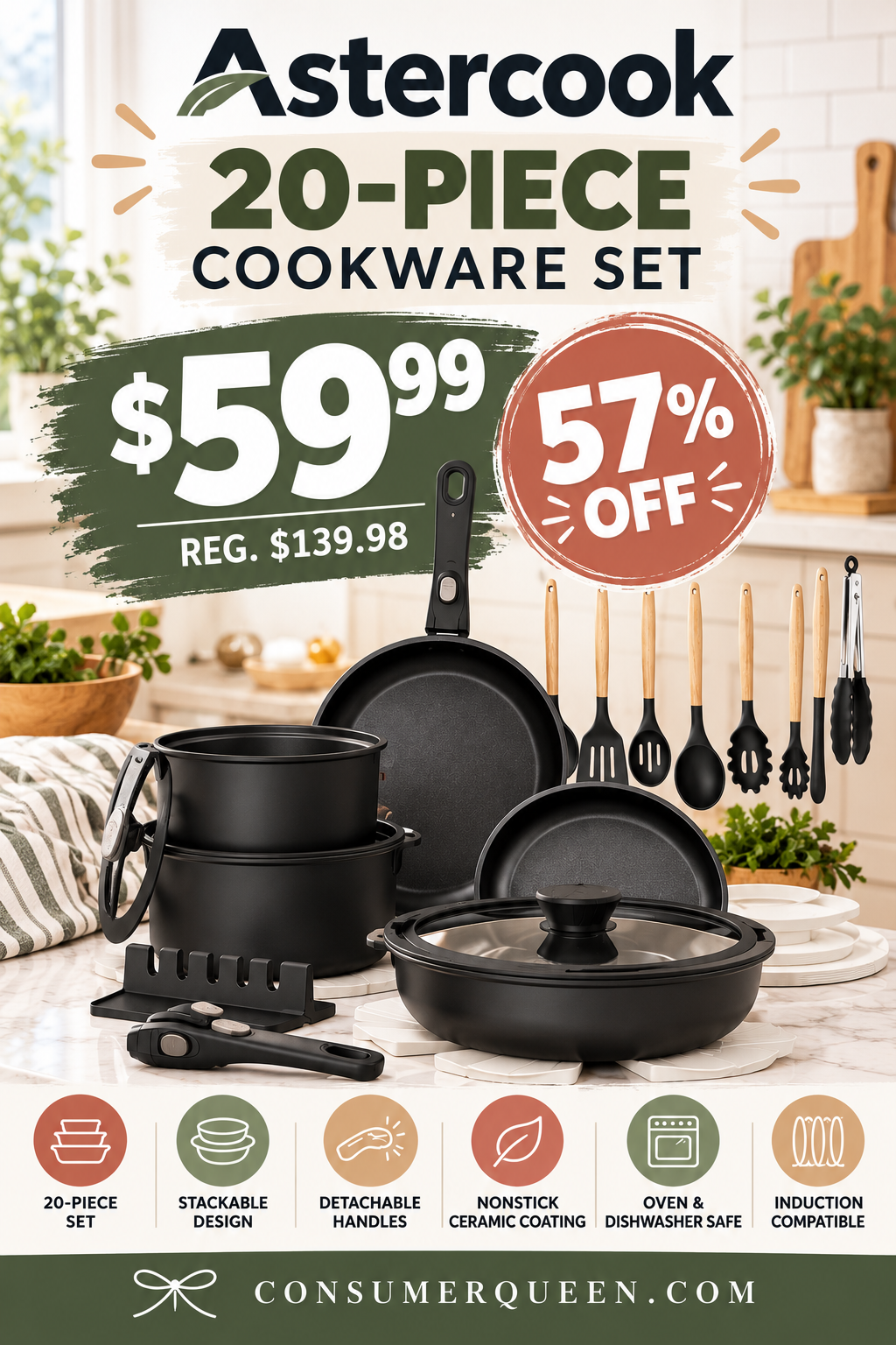 Astercook Cookware Set