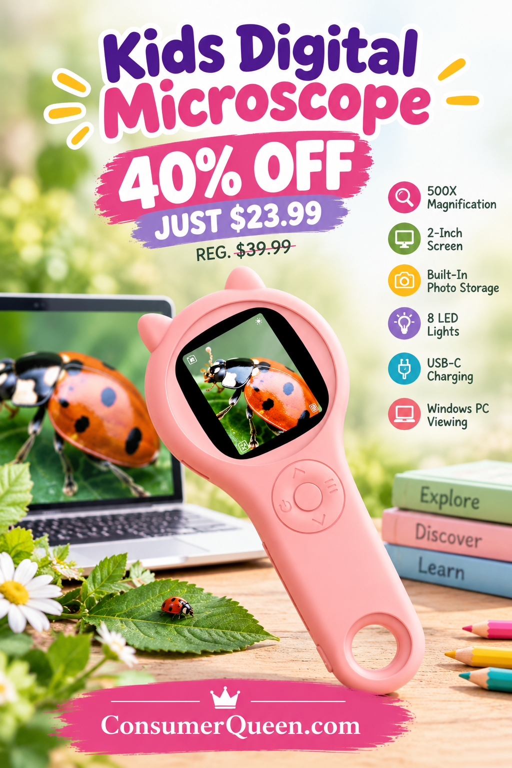 Kids Digital Microscope