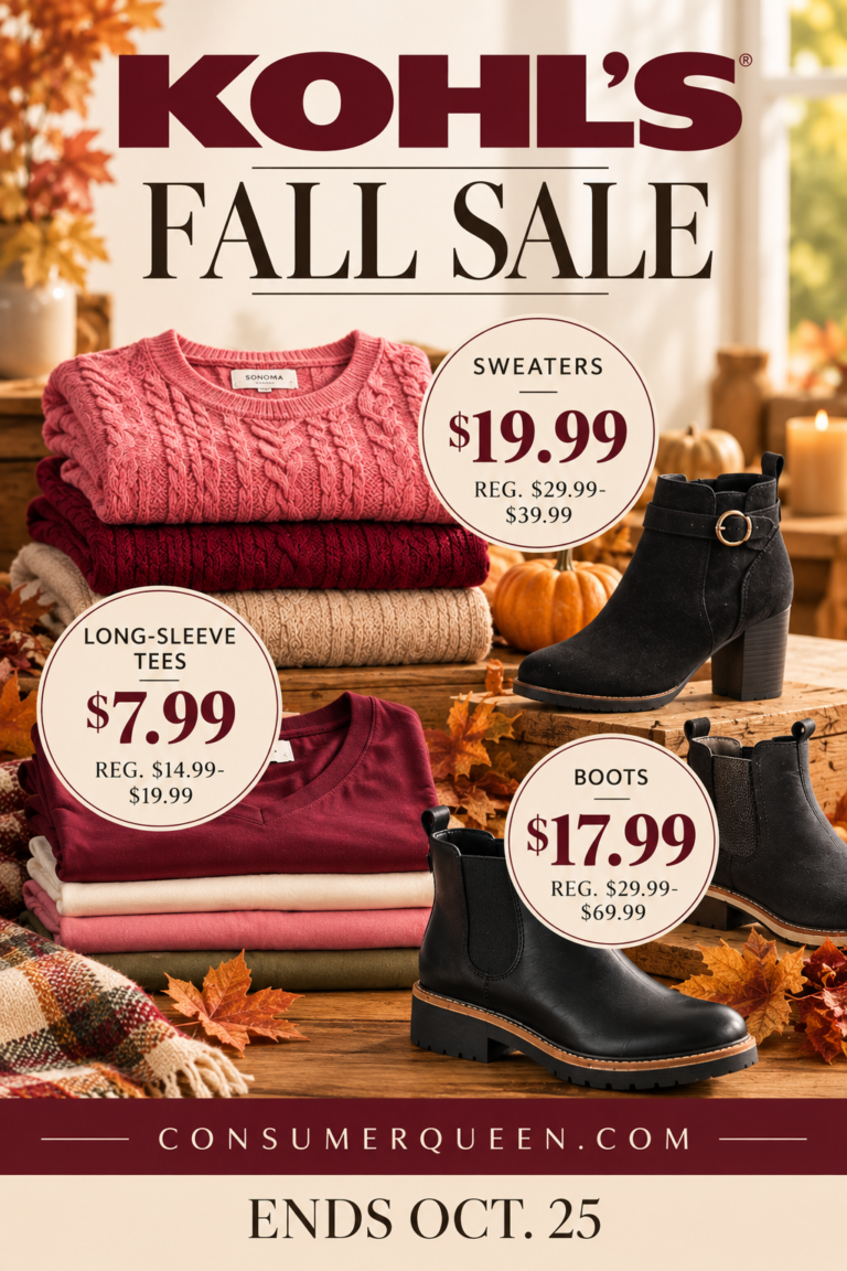 Kohl's Fall Sale