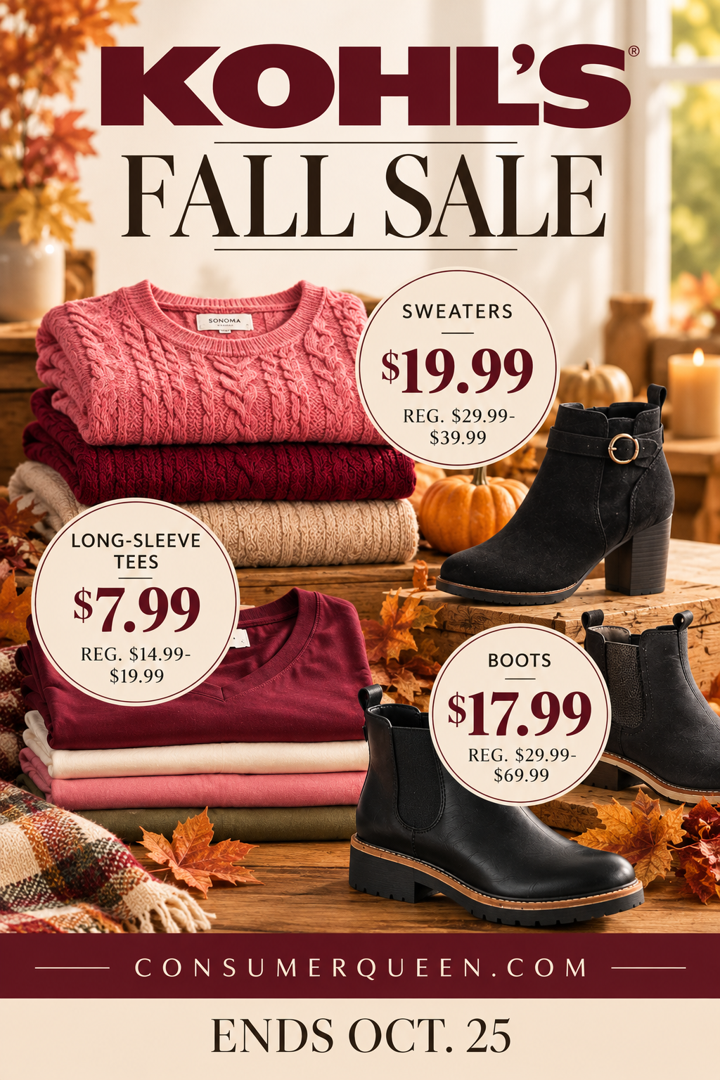 Kohl's Fall Sale