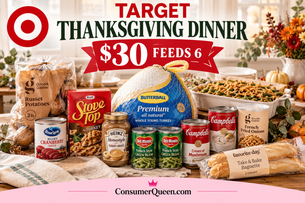 Target Thanksgiving Dinner flyer